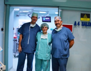 with Dr. Elbeyli (left) and Dr. Isik