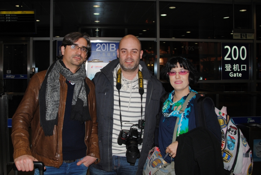 with Dr. Gonzalez Rivas and Spanish filmmaker, Danilo Lopez