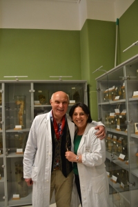 Dr. Majorino, thoracic surgeon (who has worked at Monaldi Hospital for over 30 years and the head of the pathology department - in the museum of pathology