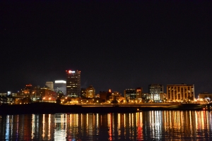 Memphis, Tennessee at night